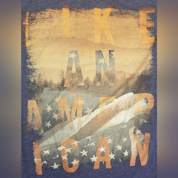 American eagle mens medium american flag teeshirt - Picture 2 of 2